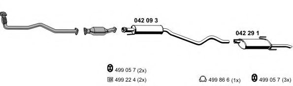 ERNST 050297 Exhaust System